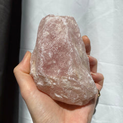 Rough rose quartz