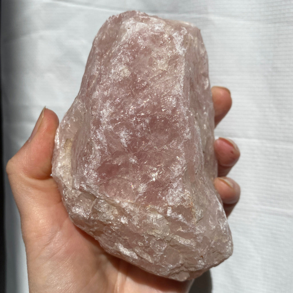Rough rose quartz