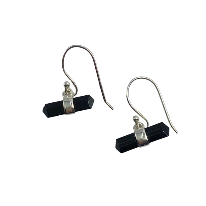 Tourmaline sterling silver drops