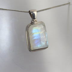 Moonstone Pendant blue fire