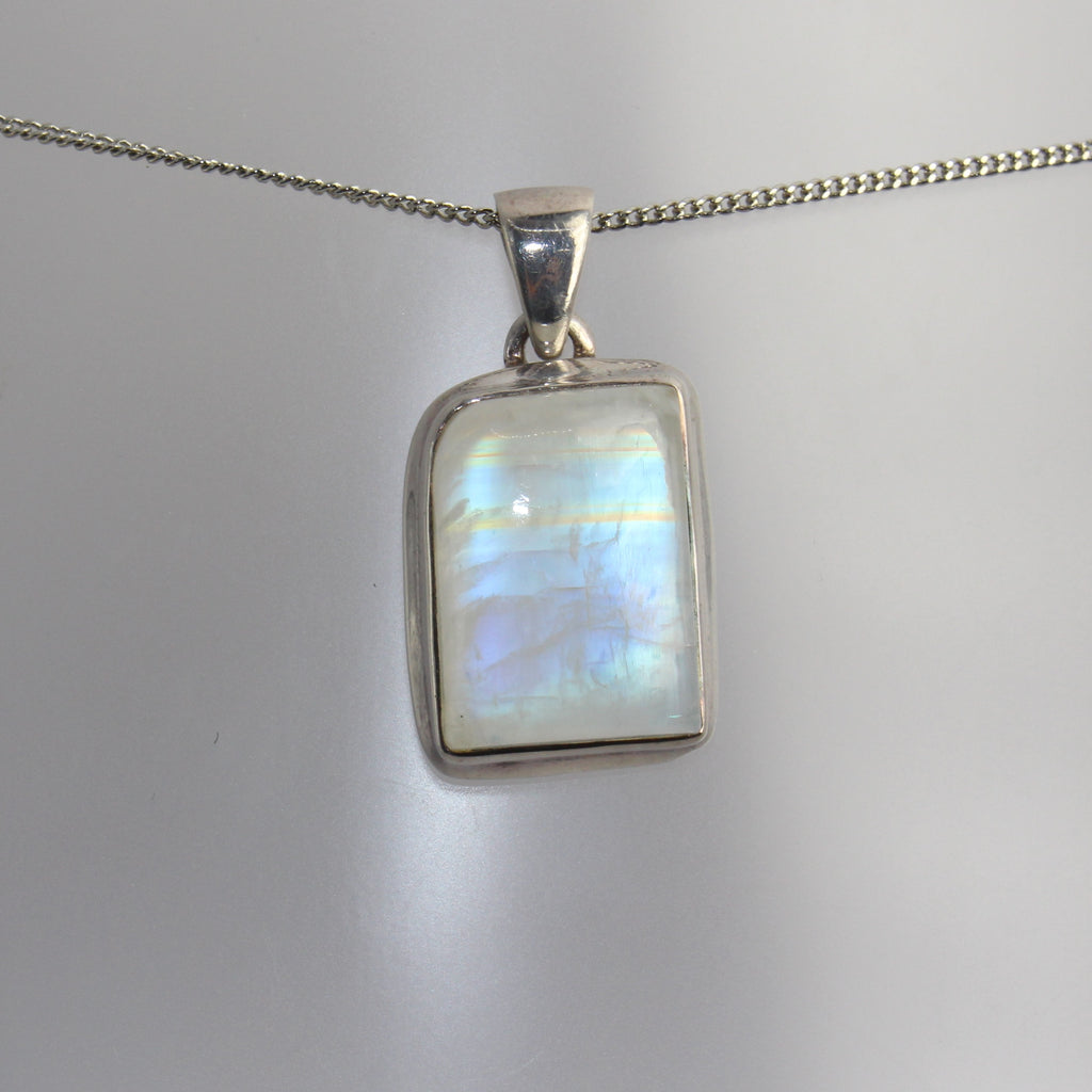 Moonstone Pendant blue fire