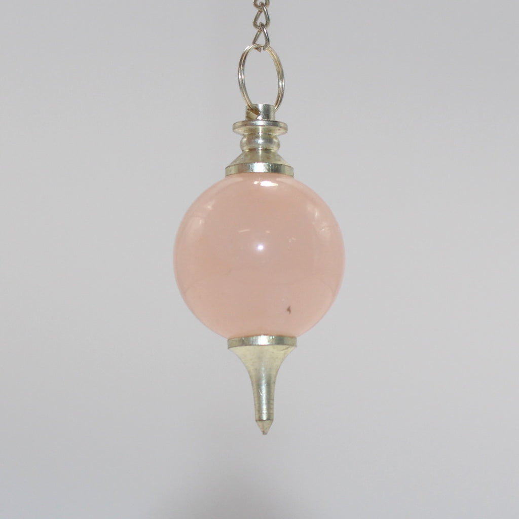 Rose quartz pendulum