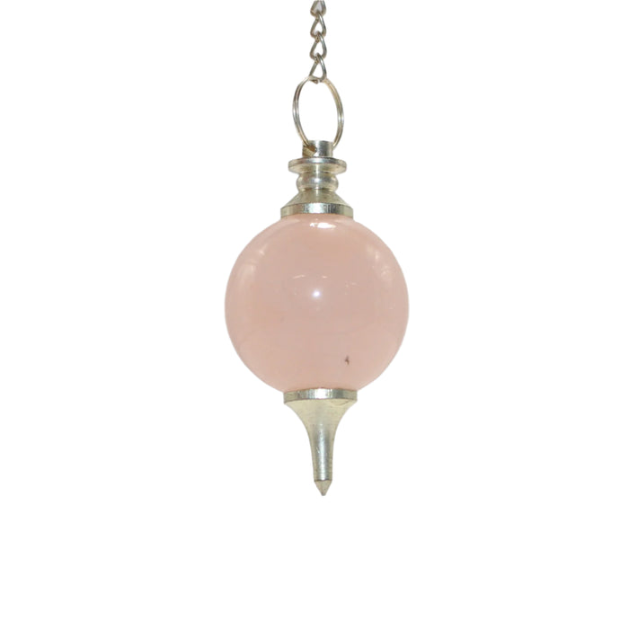 Rose quartz pendulum