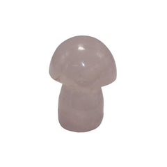 Rose quartz mushroom