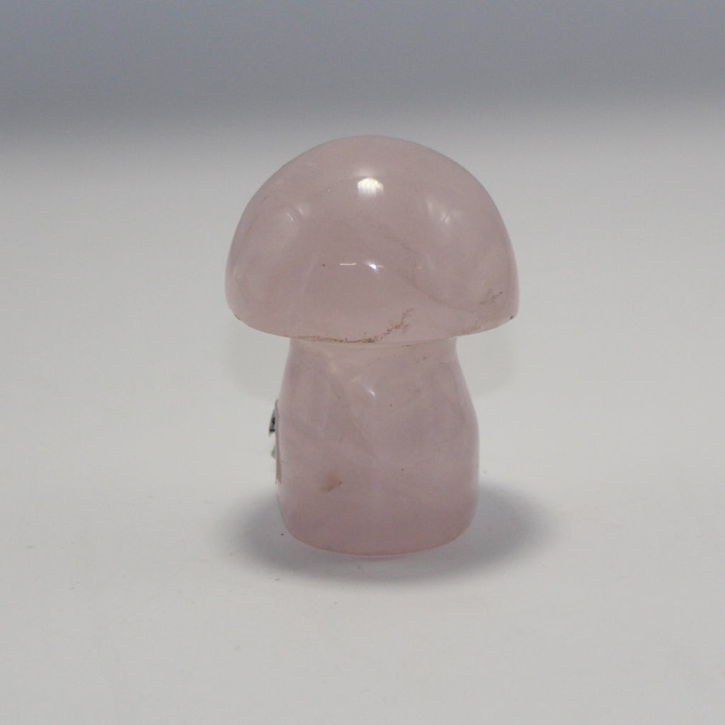 Rose quartz mushroom