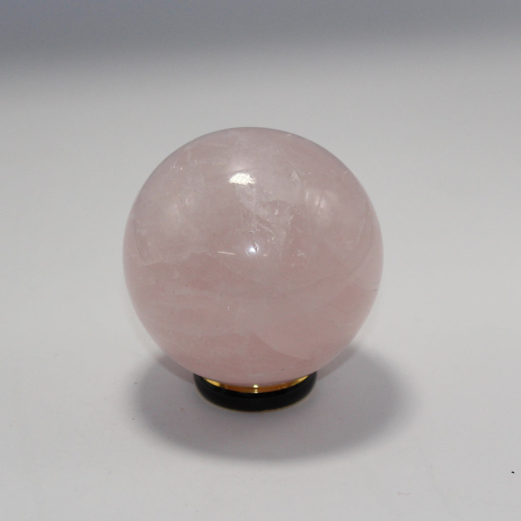 Rose quartz sphere