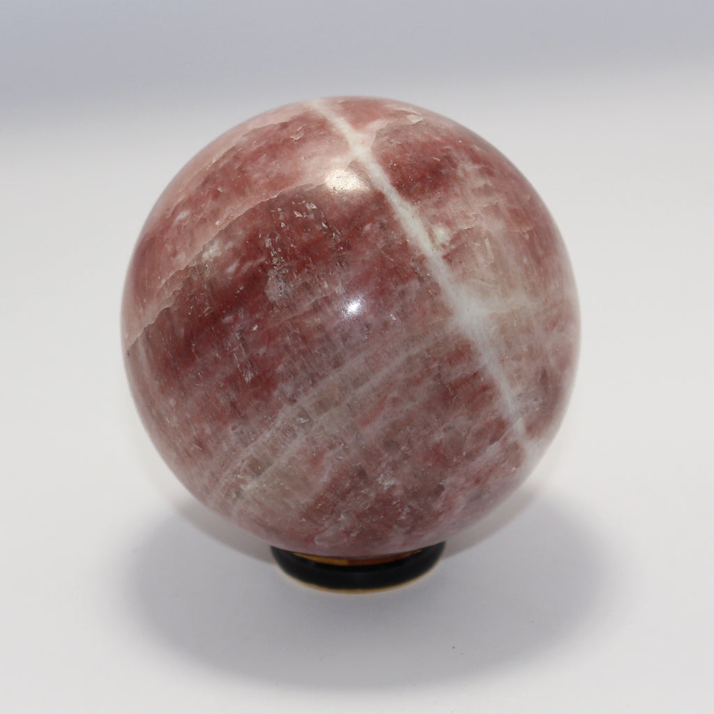 Rose calcite sphere 65mm
