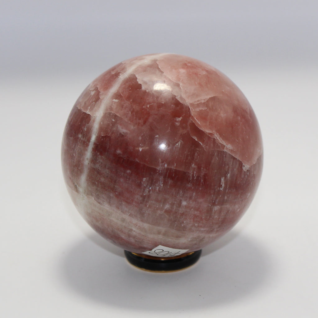 Rose calcite sphere 65mm