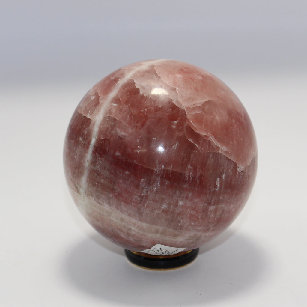 Rose calcite sphere 65mm