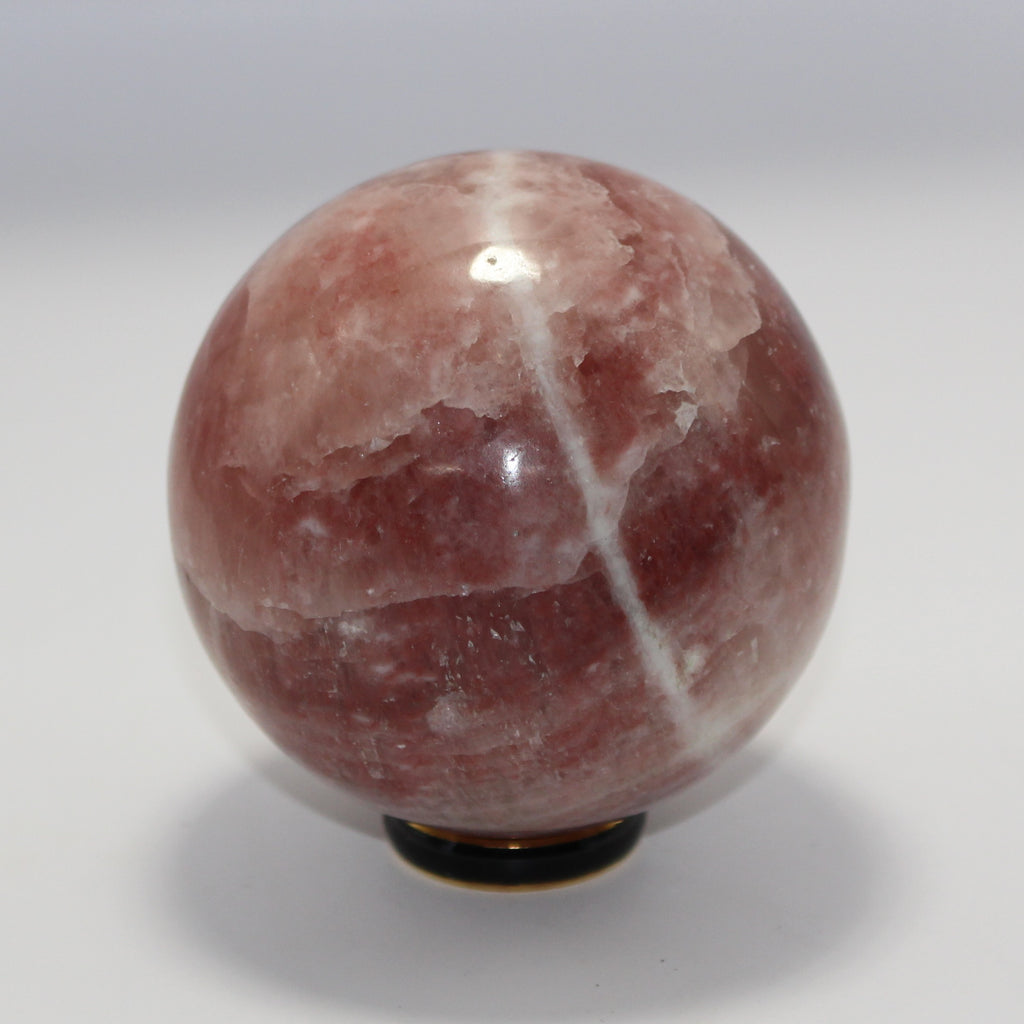 Rose calcite sphere 65mm