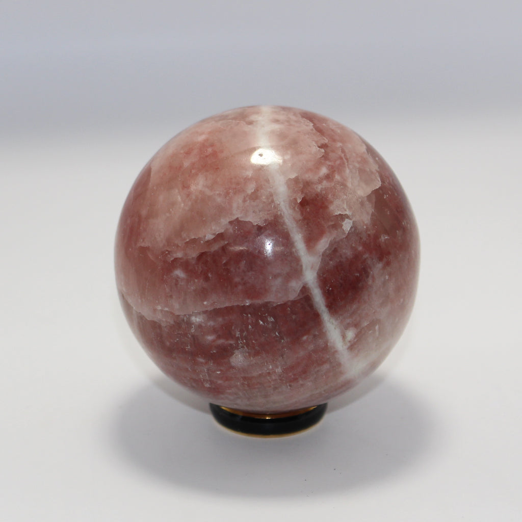 Rose calcite sphere 65mm