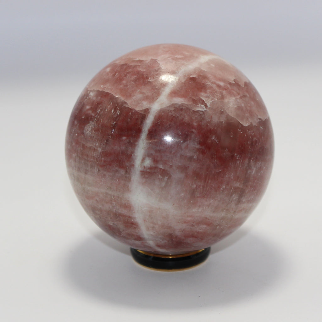 Rose calcite sphere 65mm
