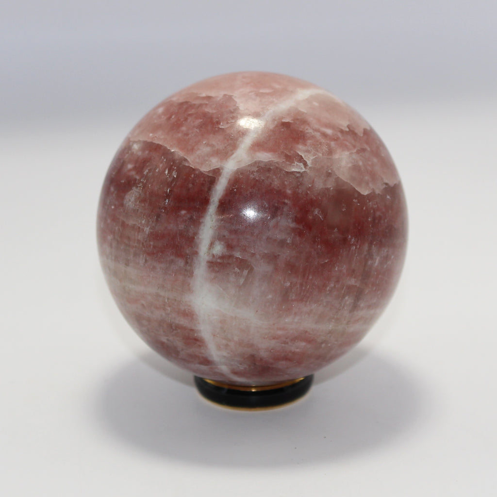 Rose calcite sphere 65mm