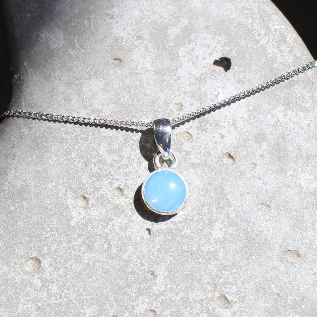 October Opalite Birthstone 8mm pendant