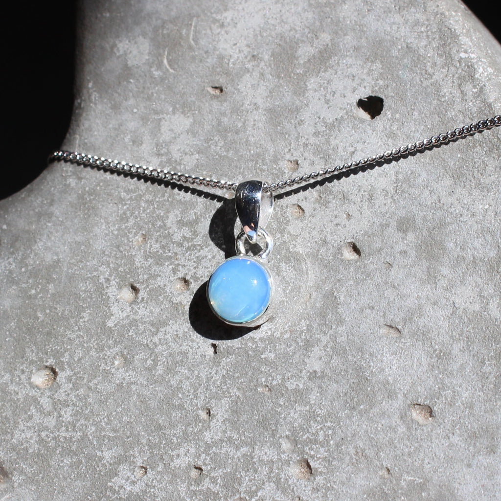 October Opalite Birthstone 8mm pendant