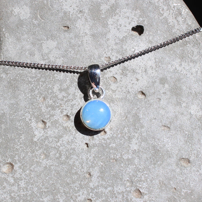 October Opalite Birthstone 8mm pendant